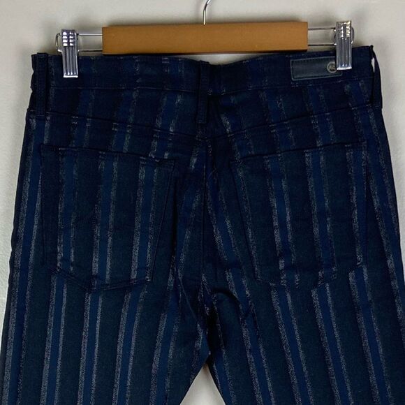 AG Adriano Goldschmied NWOT The Farrah Skinny Ankle high rise black jeans 29R - Picture 4 of 12